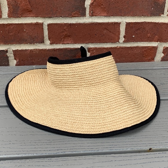 Helen Kaminski Mita Packable Raffia Visor